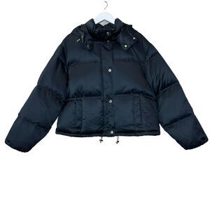 Lauren Ralph Lauren White Duck Down Puffer Coat Black Women Plus Size 2X NWT